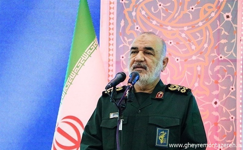 واکنش سرلشکر سلامی به تهدیدات مقامات آمریکایی: هیچ تهدیدی را بدون پاسخ نمی‌گذاریم‌