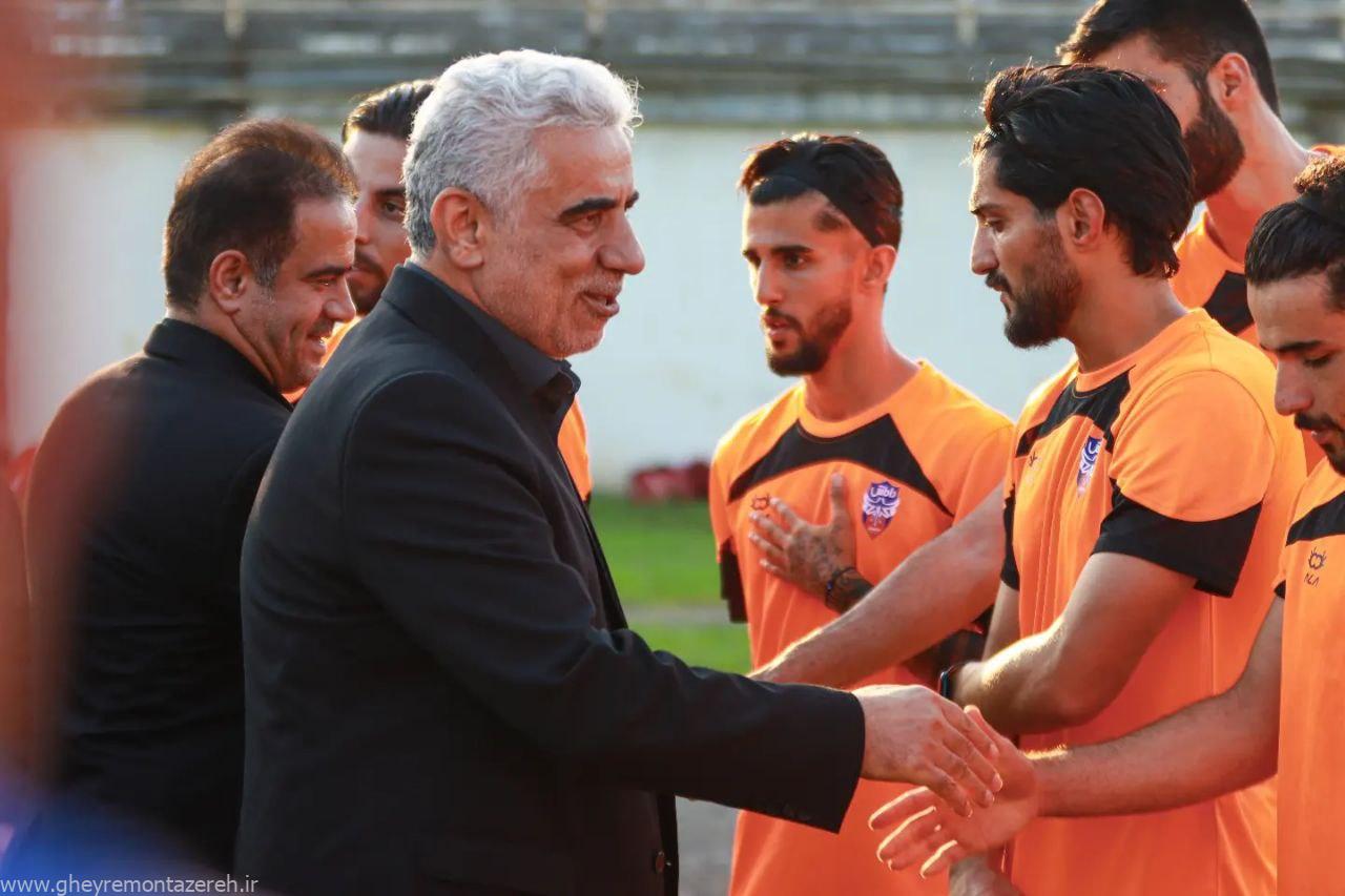 حضور استاندار گیلان در تمرین داماش