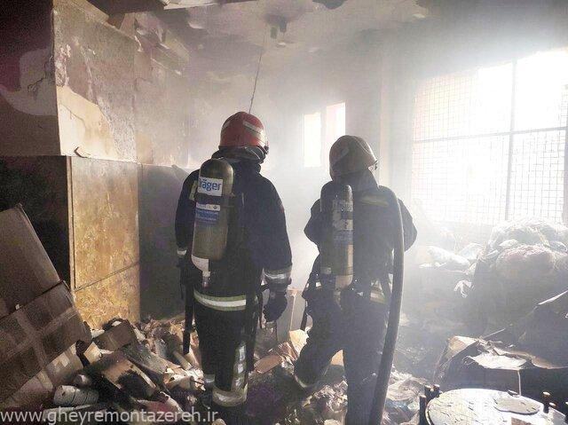 آتشسوزی پاساژ سالار رشت مهار شد