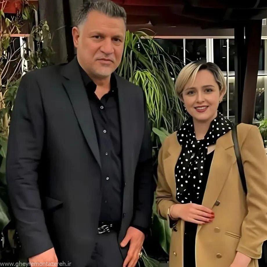 عکس جنجالی ترانه علیدوستی در کنار علی دایی در رستوران