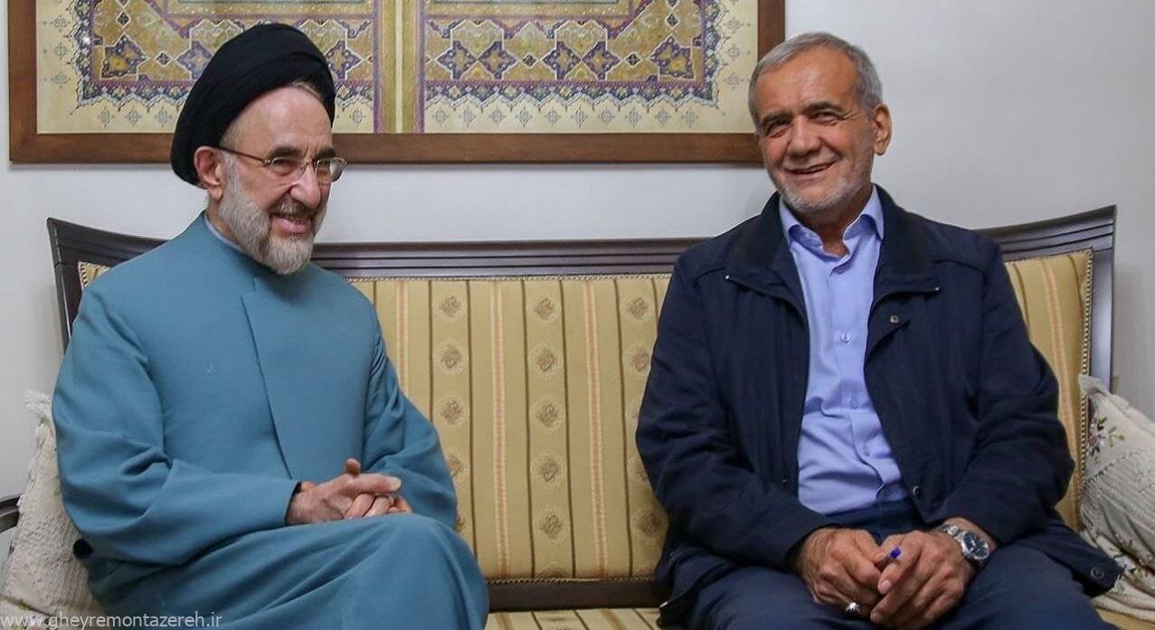 خاتمی، ترمز انتقادات اصلاحطلبان به کابینه پیشنهادی پزشکیان را کشید؟ / تکرارِ حمایت به شرط تحقق وعدهها