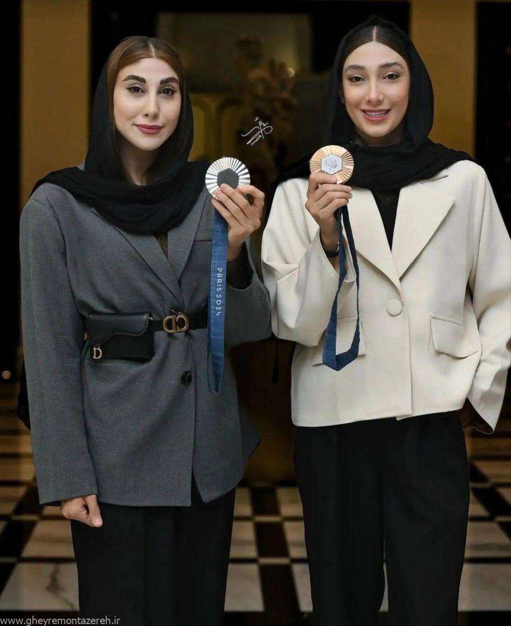 مراسم تجلیل از ناهید کیانی و مبینا نعمت زاده، بانوان قهرمان المپیک