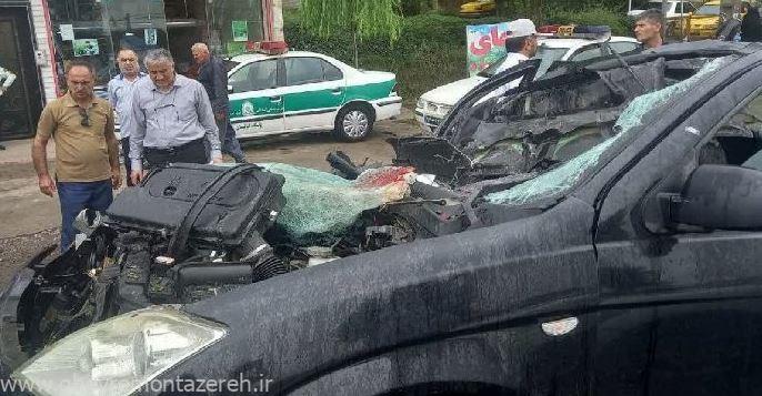 مرگ سرنشین خودرو به علت سرعت غیرمجاز در لاهیجان