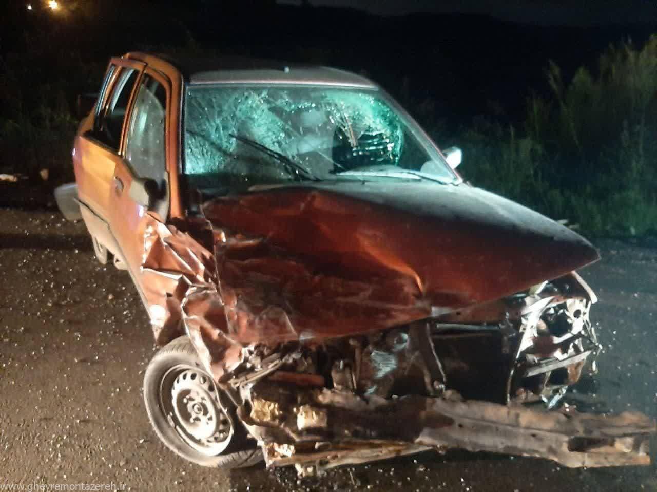تصادف سه خودرو ۶ مصدوم بر جای گذاشت تصادف سه خودرو ۶ مصدوم بر جای گذاشت