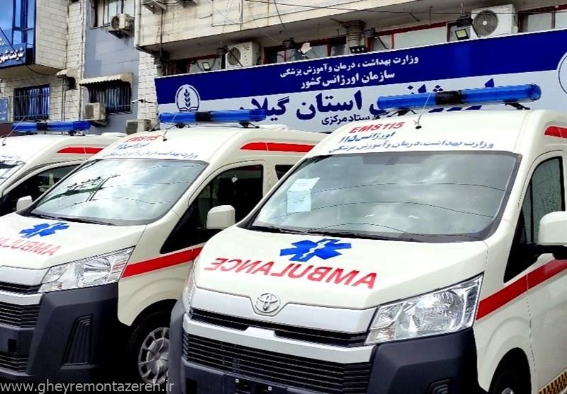 گیلان به ۳۵ آمبولانس جدید نیاز دارد