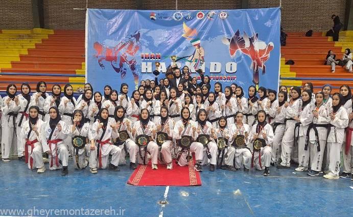 قهرمانی گیلان در رقابتهای هاپکیدوی بانوان کشور