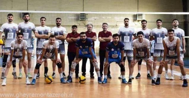 برتری تیم والیبال کاسپین رضوانشهر برابر گل گهر سیرجان