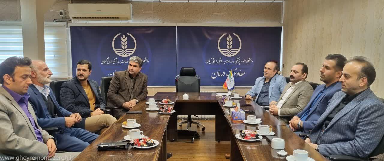 دیدار سرپرست مدیریت درمان دانشگاه علوم پزشکی گیلان با اعضای تشکل فرزندان فرهیخته شهدا و ایثارگر گیلان