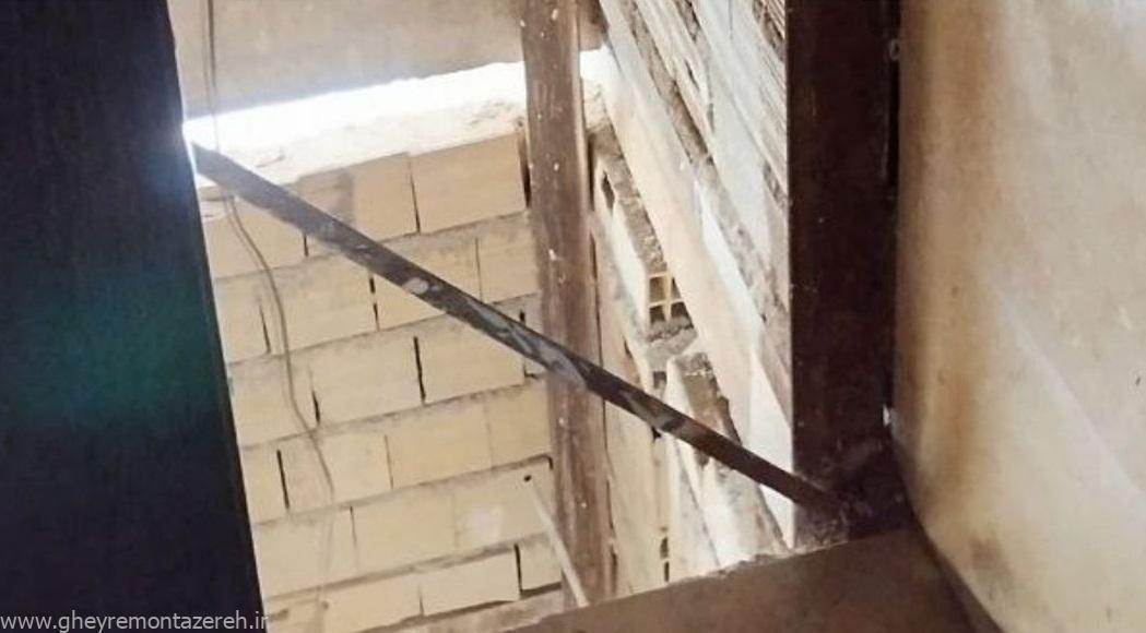 سقوط زنی در چال آسانسور از طبقه دوم یک ساختمان ۴ طبقه در کوی بیانی رشت