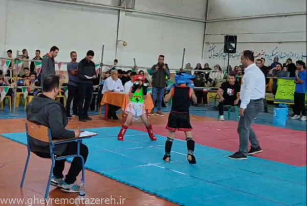 مسابقات سبک الیت کیک بوکسینگ گیلان در اطاقور لنگرود