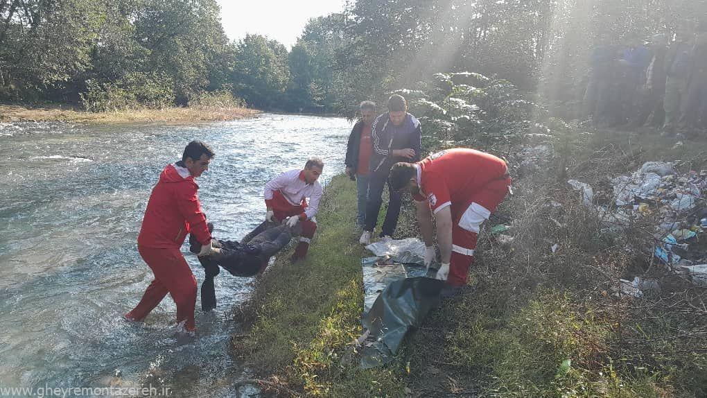 کشف جسد یک پیرمرد در رودخانه چوبر شفت