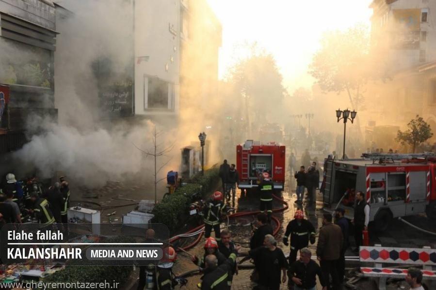 آتشسوزی در پیاده راه رشت مهار شد