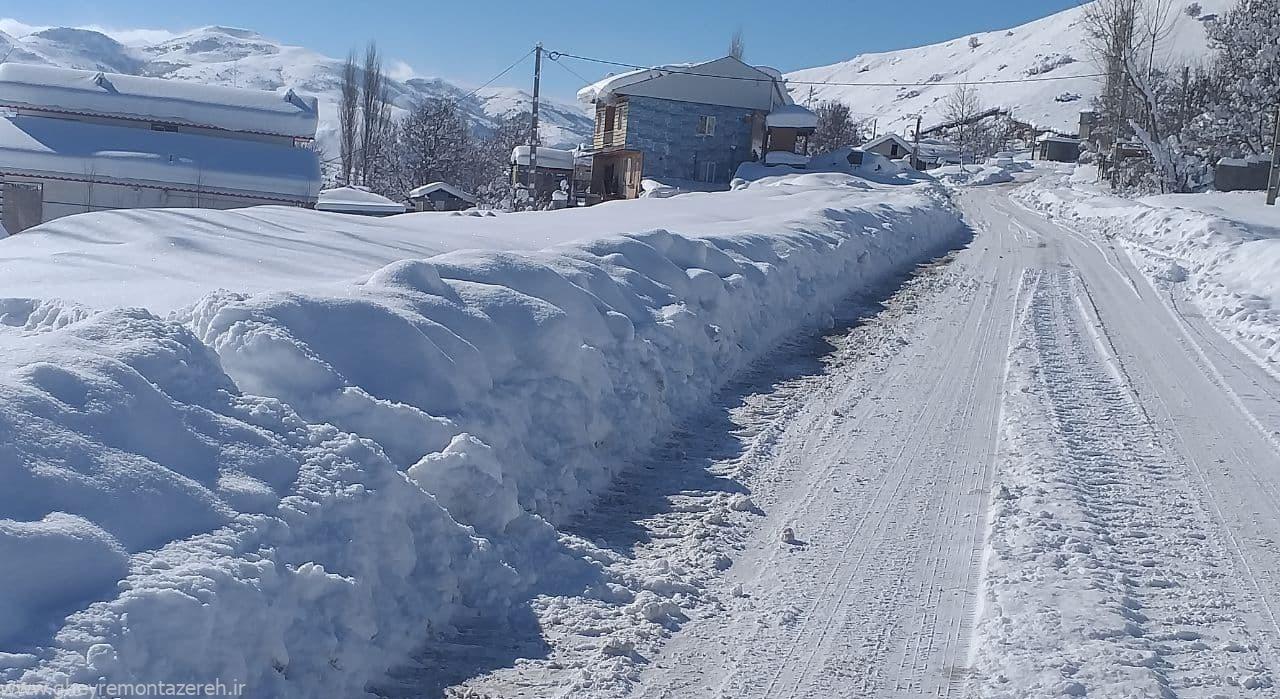 بارش یک متری برف پاییزی در گیلان
