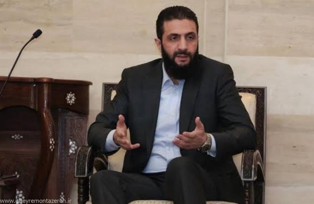 جایزه برای سر جولانی و جایزه به الشرع/ محبعلی: جولانی بزرگترین خدمت را به آمریکا و اسرائیل و جبهه عربی کرد