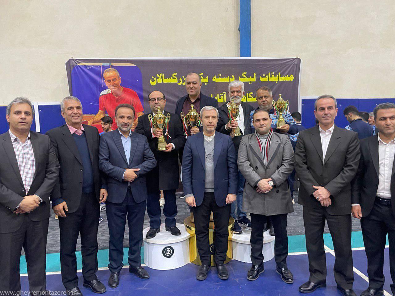 نماینده گیلان قهرمان لیگ تنیس روی میز کشور