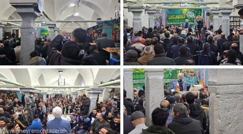 میتینگ انتخاباتی سعید جلیلی با چاشنی کف و سوت و جیغ و هورا در شب وفات حضرت زینب (س) میتینگ انتخاباتی سعید جلیلی با چاشنی کف و سوت و جیغ و هورا در شب وفات حضرت زینب (س)