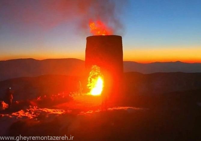 دستگیری عامل آتش سوزی میل تاریخی اُمام در املش توسط پلیس