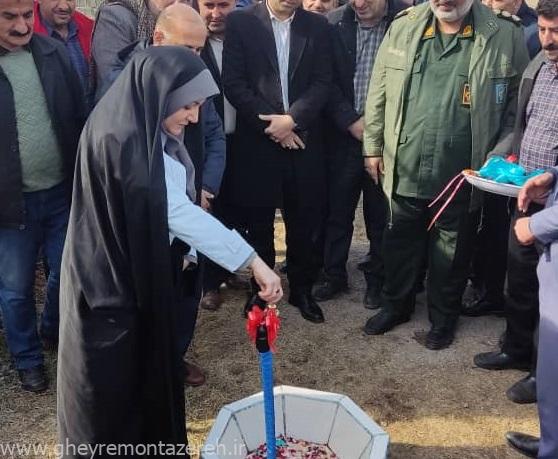 افتتاح ۱۲ پروژه آبرسانی و ۲ واحد مسکونی محرومین در دیلمان