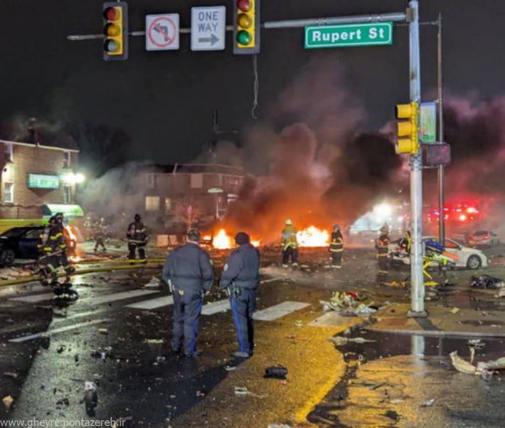 آخرین جزئیات از سقوط یک هواپیمای پزشکی در فیلادلفیا آخرین جزئیات از سقوط یک هواپیمای پزشکی در فیلادلفیا