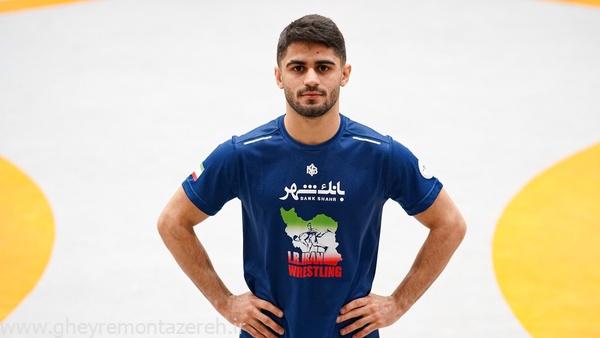مهدی احدی کشتی‌گیر گیلانی نایب قهرمان جام اوپن کرواسی شد