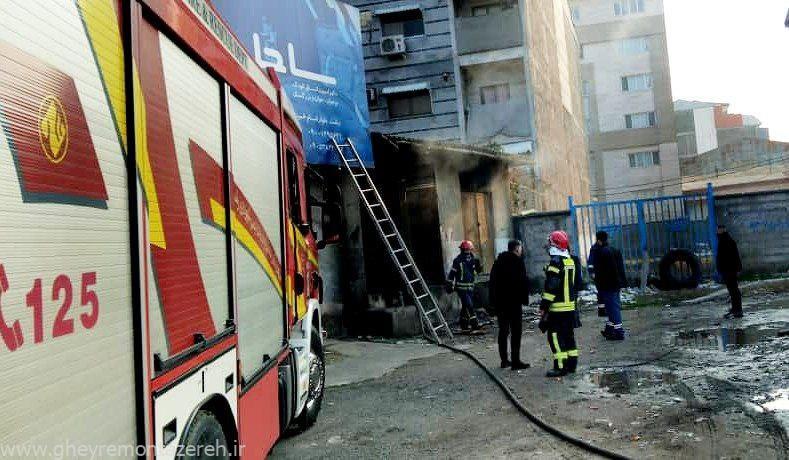 معتادان، اتاقک پُست برق بلوار انصاری رشت را آتش زدند!