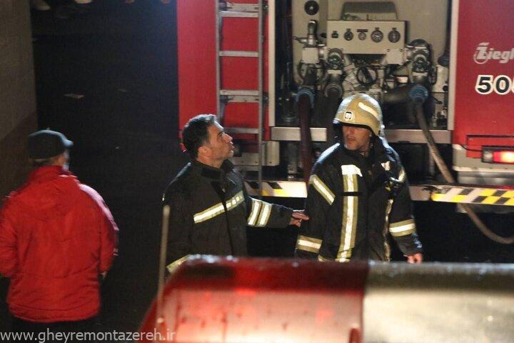 جزئیات حریق یک ساختمان مسکونی در مسکن مهر رشت