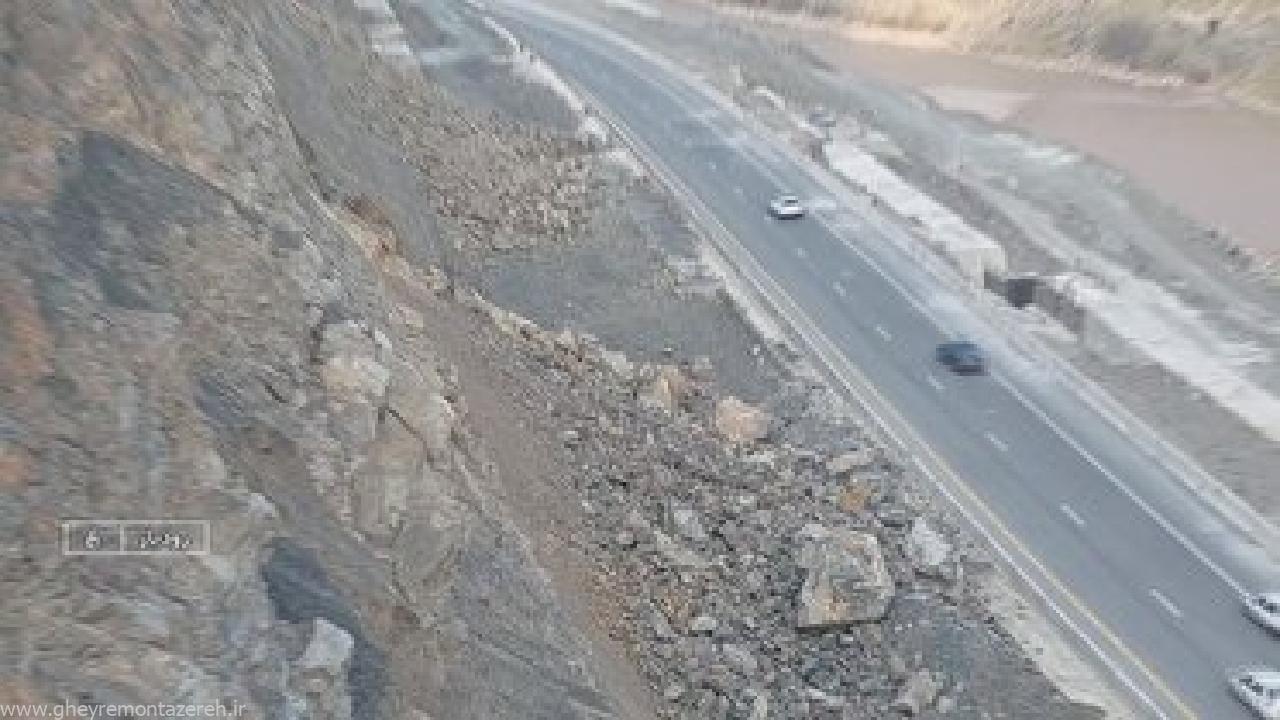 آزادراه قزوین- رشت مسدود شد