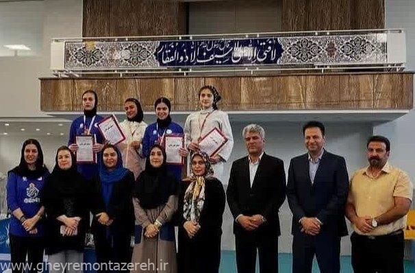 درخشش دختران گیلانی در رقابتهای شمشیربازی نونهالان کشور