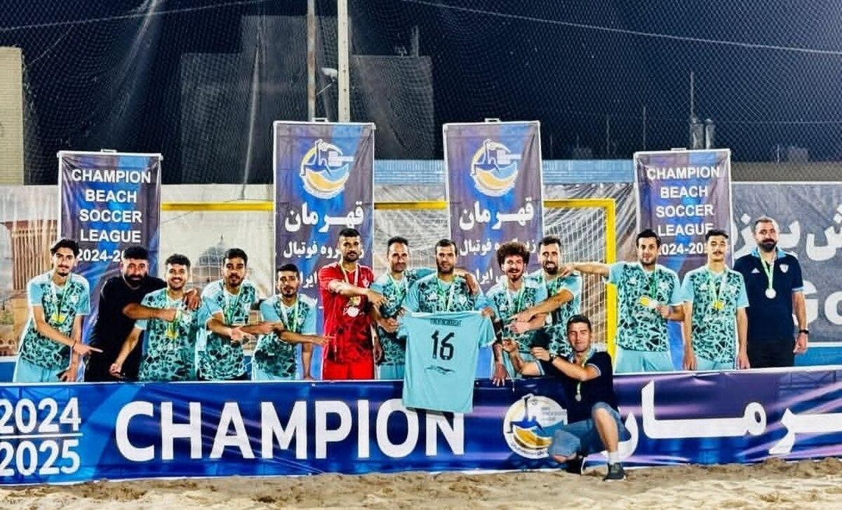 صعود شاهین خشکبیجار و پدیده منطقه آزاد انزلی به لیگ یک فوتبال ساحلی کشور