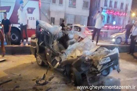 برخورد ۳ خودرو در رشت، ۲ مصدوم بر جای گذاشت