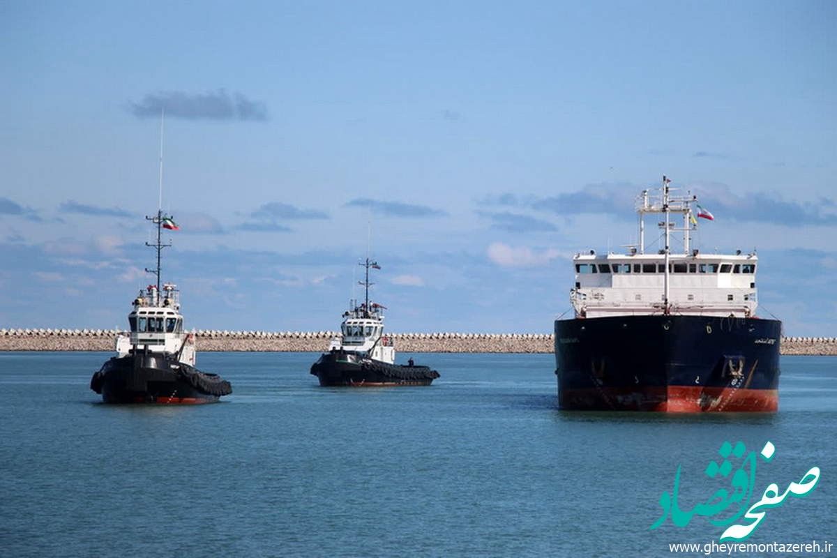 رکوردی جدید در مجتمع بندری کاسپین، ۵ کشتی و ۱۳ هزار تن کالای وارداتی و صادراتی