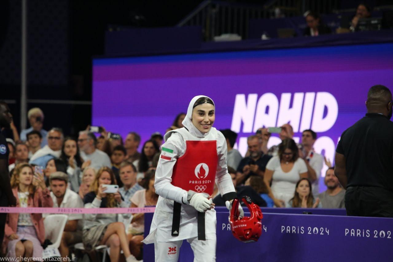 گزارش تصویری حضور تاریخی ناهید کیانی در فینال المپیک