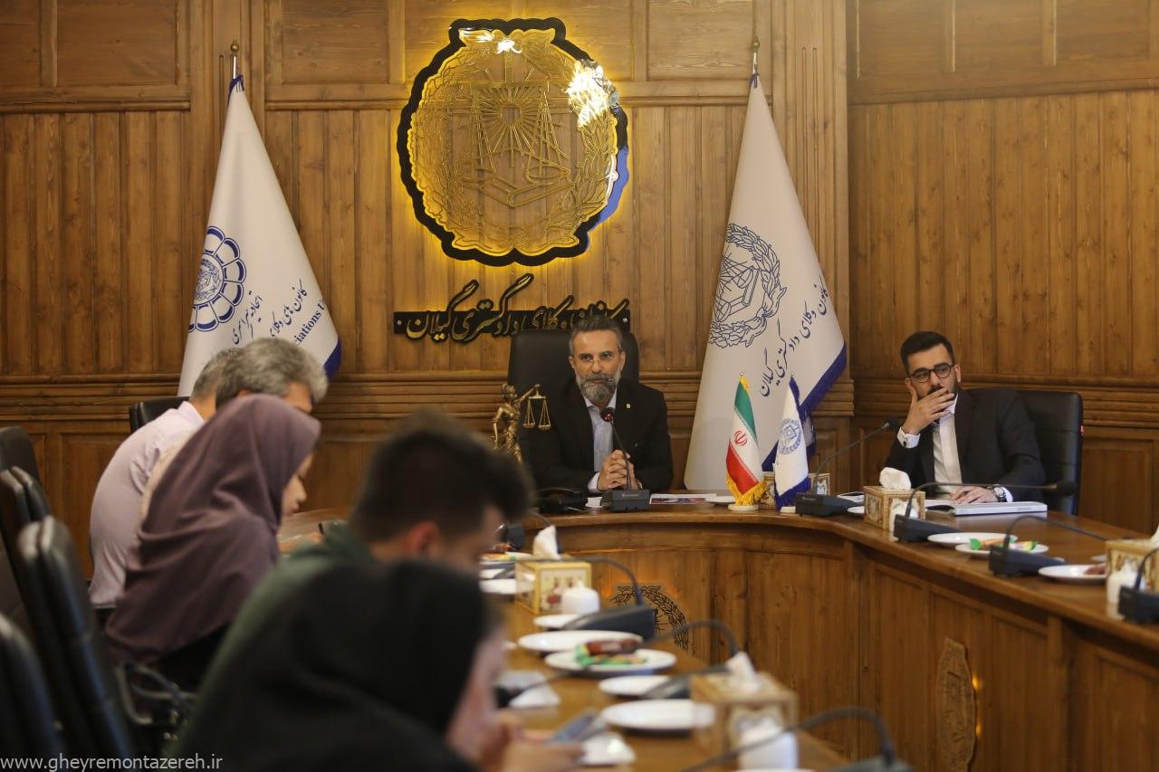 به استقرار دولت و حقوقدانان جدید در مجلس امیدواریم/ گسترش فرهنگ استفاده از وکیل با کمپینهای تبلیغاتی کانون وکلای گیلان