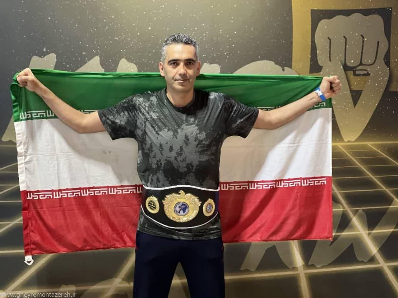 کسب مدال طلای رقابت‌های جهانی ۲۰۲۴ کیک بوکسینگ WKA توسط ورزشکار گیلانی