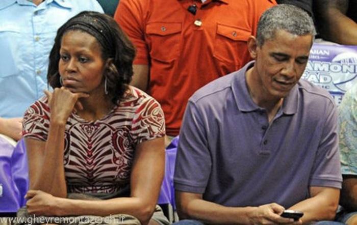 رابطه اوباما و همسرش شکرآب شده؟ / اوباما به سراغ همسر سابق برد پیت رفته؟