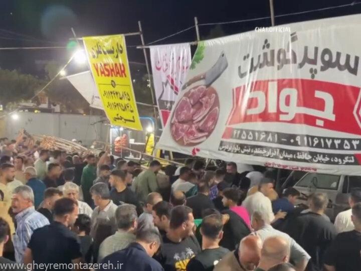 بر اثر ریزش داربست در مسابقات کشتی لنگرود ۱۱ نفر مصدوم شدند