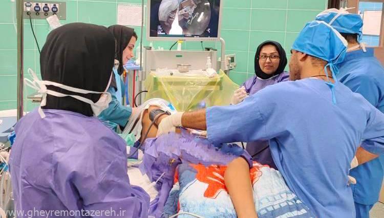 خروج موفقیت‌آمیز سوزن از روده کودک ۱۰ساله در مرکز آموزشی و درمانی ۱۷ شهریور